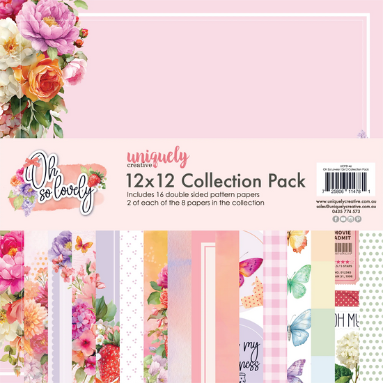 Uniquely Creative OH SO LOVELY 12 X 12 COLLECTION PACK