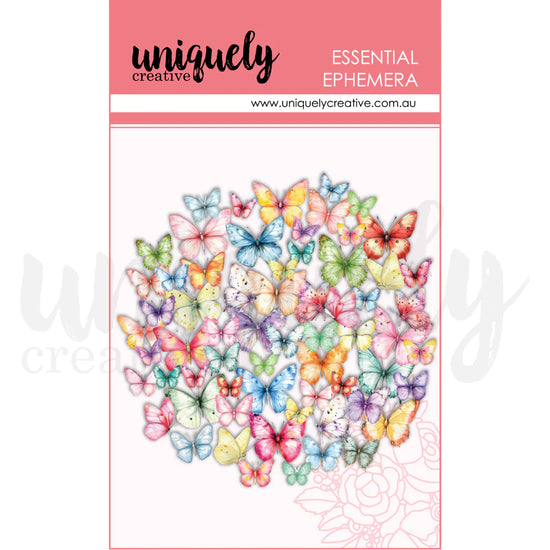 Uniquely Creative OH SO LOVELY COLOURFUL BUTTERFLIES EPHEMERA