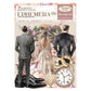 Stamperia Cardstock Ephemera Adhesive Paper Cut Outs Romance Forever Ceremony Edition