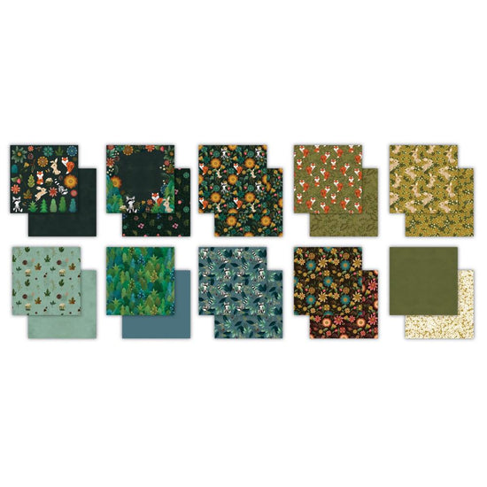 Craft Consortium Double-Sided Paper Pad 6"x6" 40/Pkg Through The Trees, 20 Designs