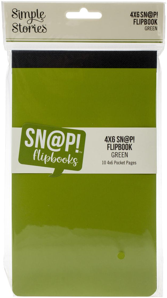 Simple Stories Simple Stories Sn@p! Flipbook 4"X6" Green