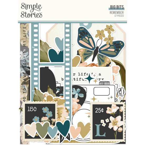 Remember Bits & Pieces Die-Cuts 17/Pkg Big