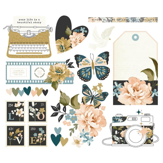 Remember Bits & Pieces Die-Cuts 17/Pkg Big