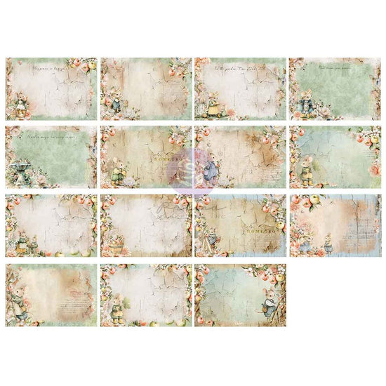 Prima Journaling Cards 4"X6" 45/Pkg Homegrown