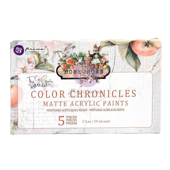 Prima Acrylic 2oz Paint 5/Pkg Homegrown