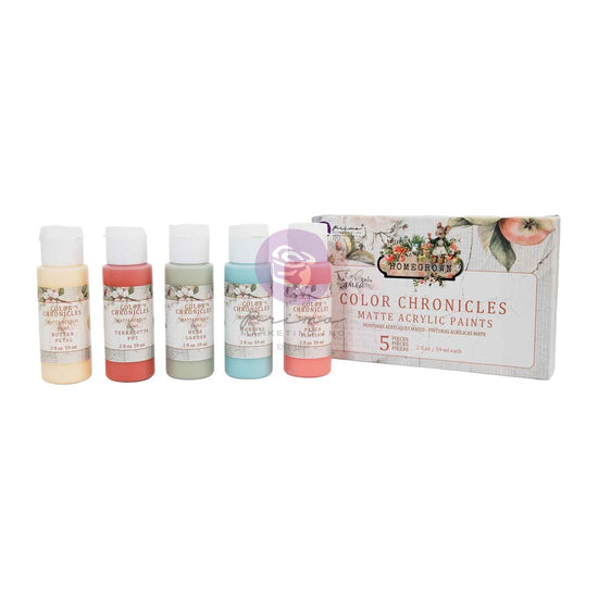 Prima Acrylic 2oz Paint 5/Pkg Homegrown
