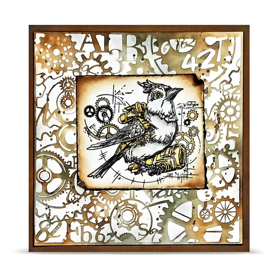 AALL and Create - 6"x6" Stencil - Steamheart