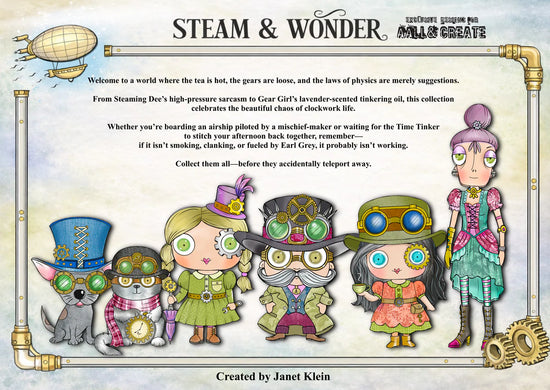 AALL and Create - Janet Klein Steam & Wonder Stamp Bundle