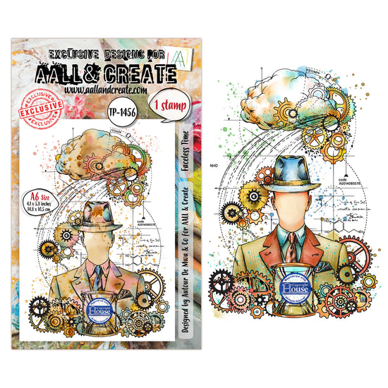 AALL and Create - A6 - Stamp Set - Faceless Time