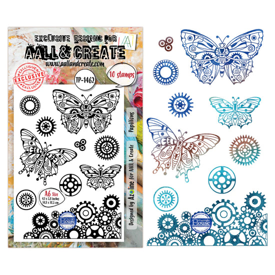 AALL and Create - A6 - Stamp Set - Papillons