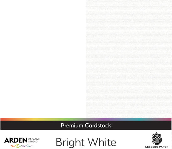 Arden Creative Studio Premium Cardstock 12in x 12in 300gsm Bright White