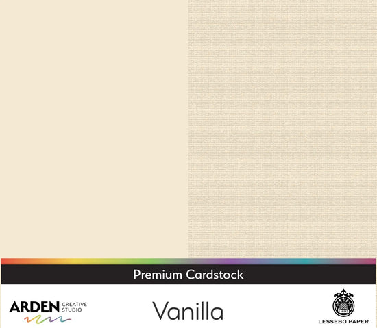 Arden Creative Studio Premium Cardstock 12in x 12in 300gsm Vanilla