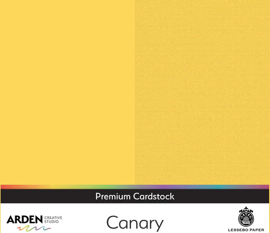 Arden Creative Studio Premium Cardstock 12in x 12in 300gsm Canary