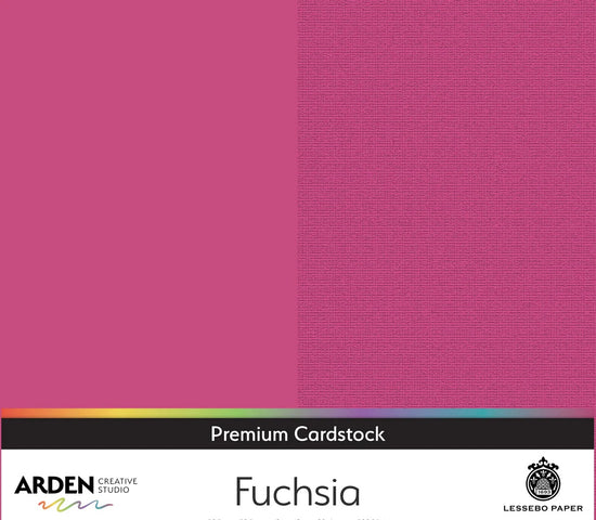 Arden Creative Studio Premium Cardstock 12in x 12in 300gsm Fuchsia