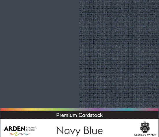 Arden Creative Studio Premium Cardstock 12in x 12in 300gsm Navy Blue