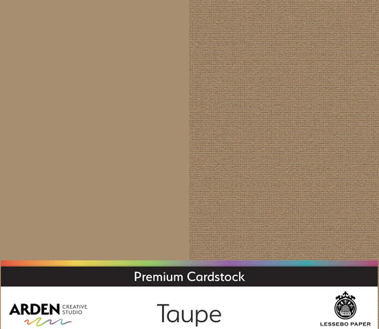 Arden Creative Studio Premium Cardstock 12in x 12in 300gsm Taupe