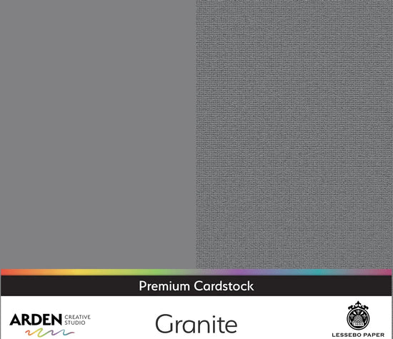 Arden Creative Studio Premium Cardstock 12in x 12in 300gsm Granite
