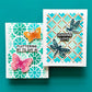 Simon Hurley create. Clear Stamps 6"X9" Blooming Butterflies