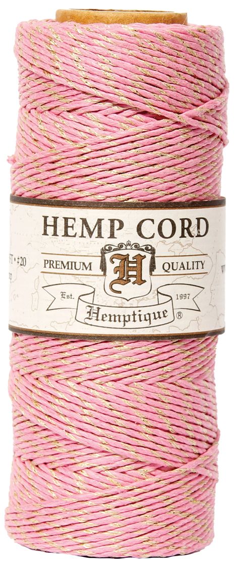 Hemptique Hemp Metallic Cord Spool 20lb 205&