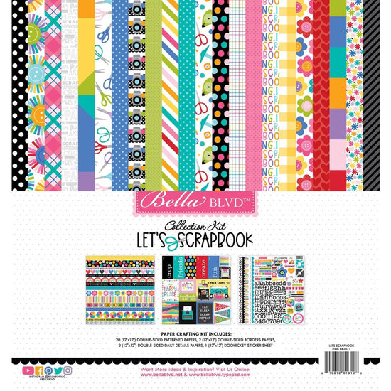 Bella Blvd Collection Kit 12"X12" Lets Scrapbook