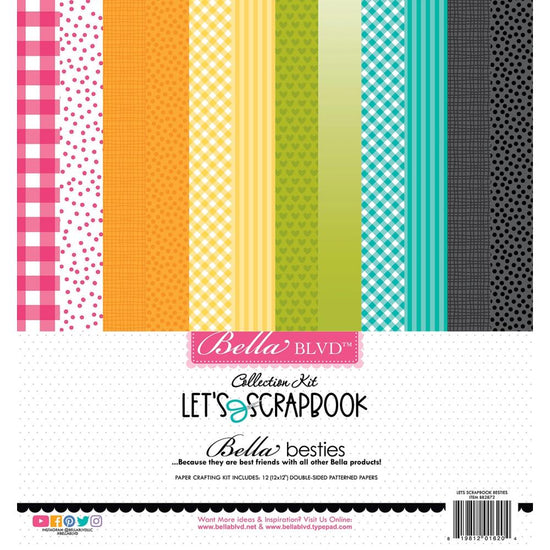 Bella Blvd Besties Collection Kit 12"X12" Lets Scrapbook