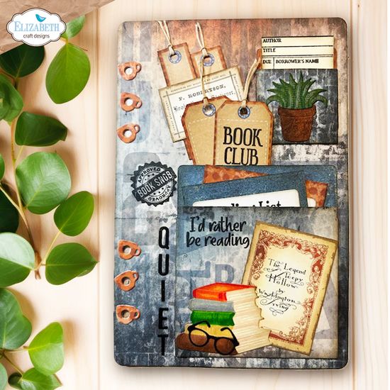 PRE ORDEN Elizabeth Craft Layered Tags Stamp and Die Set PRE ORDEN