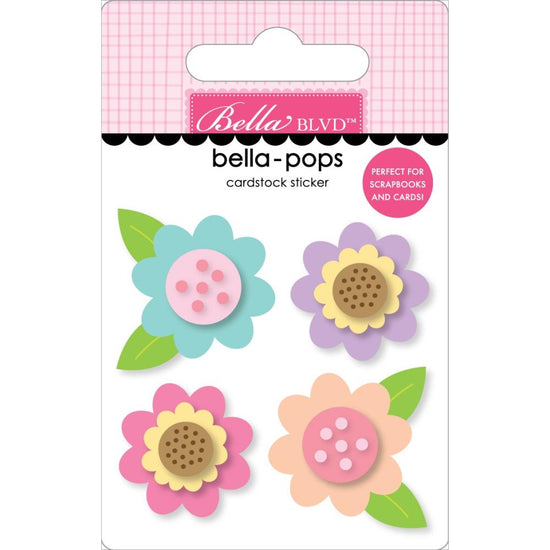 Just Because Bella-Pops 3D Stickers Full Bloom