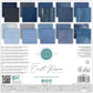 Craft Consortium Double-Sided Paper Pad 12"X12" 30/Pkg Denim Textures