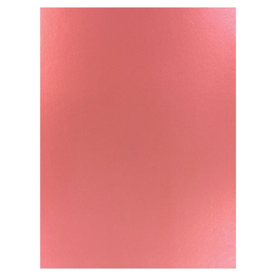 Craft Perfect Mirror Cardstock 8.5"X11" 5/Pkg High Gloss Italian Rose