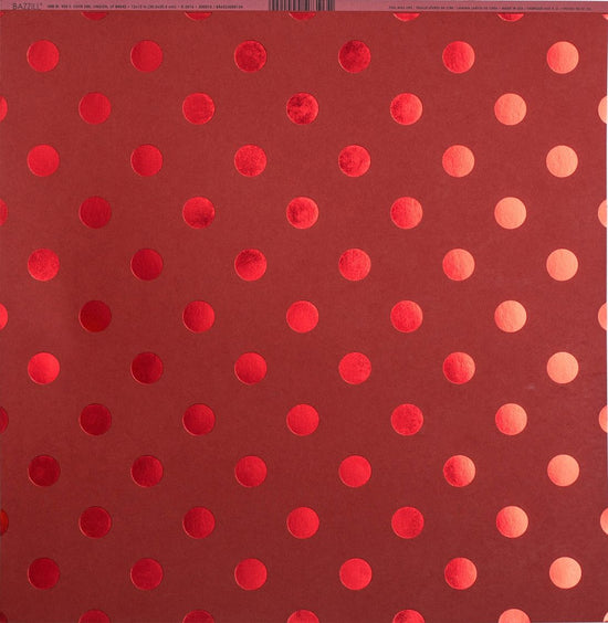 Bazzill Foil Tone On Tone Cardstock 12"X12" Wax Lips