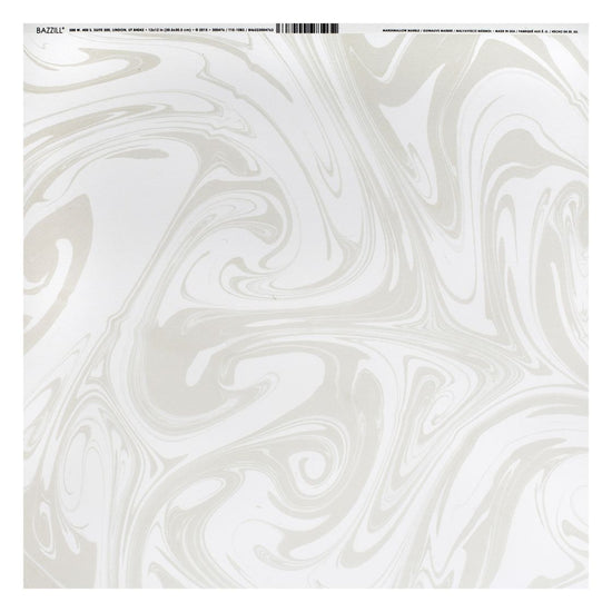 Bazzill Marble Cardstock 12"X12" Marshmallow