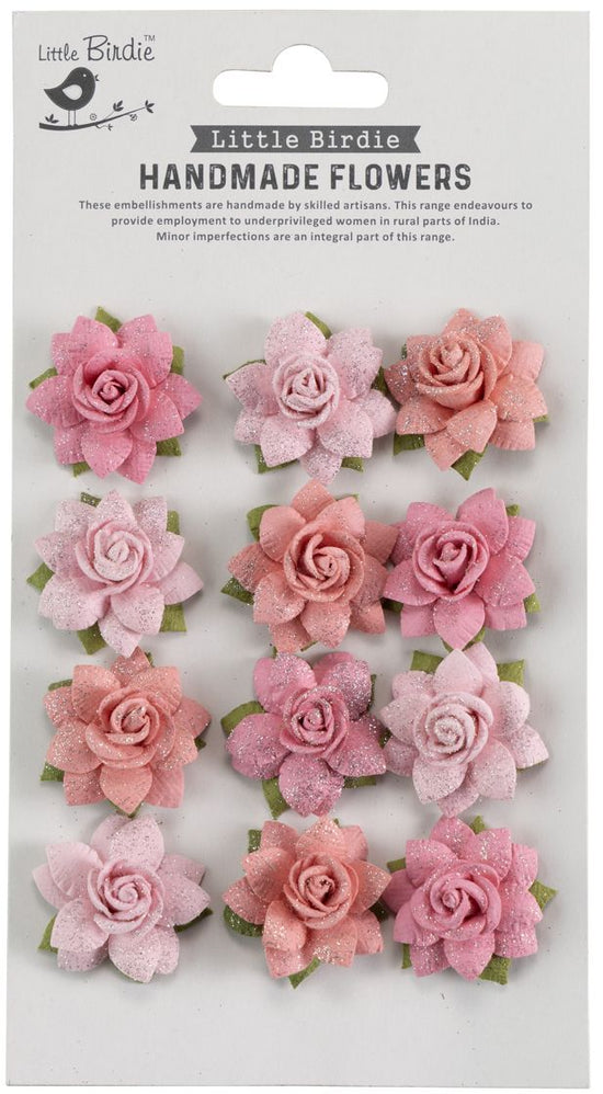 Little Birdie Marisa Paper Flowers 12/pkg Celebrate Life