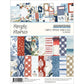 Simple Stories Paper Pad 6"X8" Vintage Sand & Sea