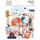 Simple Stories Bits & Pieces Die Cuts Vintage Sand & Sea Journal