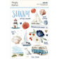 Simple Stories Rub Ons Vintage Sand & Sea