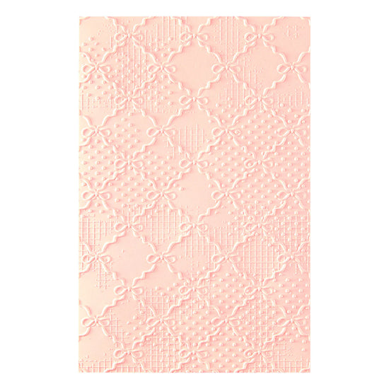 Spellbinders Ribbons & Seams 3D Embossing Folder by Frank Garcia