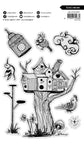 Clear Stamp A Bird Mansion Art by Marlene 8 Pieces