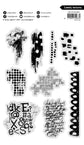 Clear Stamp Lovely Textures Art by Marlene 9 Pieces