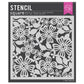 Hero Arts SPRING FLORAL STENCIL FROM THE FRIENDSHIP BLOOMS COLLECTION