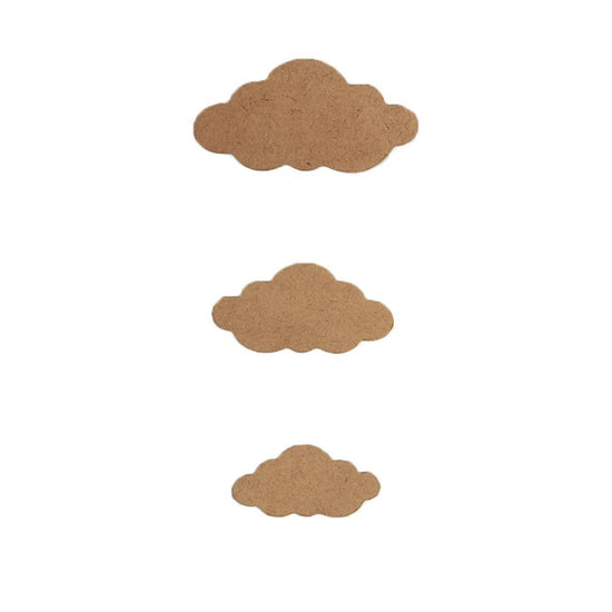 Little Birdie MDF Rainbow Cloud 7/pieces