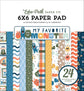 Echo Park Double-Sided Paper Pad 6"X6" My Favorite Monster