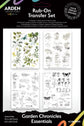 Arden Creative Studio Garden Chronicles Essentials 6in x 8in Rub-On Transfer Set