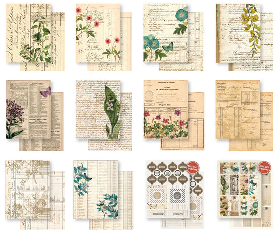 Arden Creative Studio Vintage Makers Ledger Essentials 6in x 8in Paper Pad
