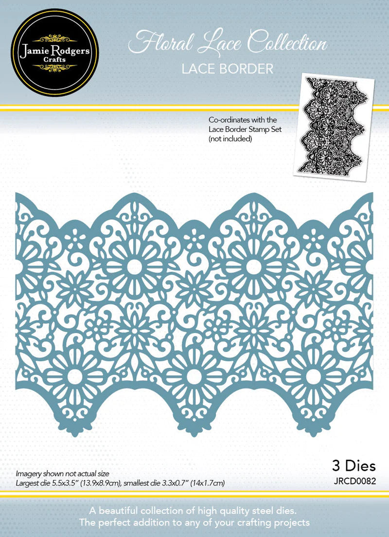 Jamie Rodgers Crafts Lace Border Die Set – Imaginic Scrapbook