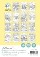 Studio Light Coloring Book Friendz Spring Friendz 30 Sheets