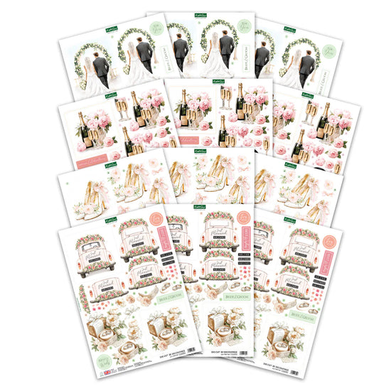Katy Sue Die Cut Decoupage – Forever & Always (pack of 12)