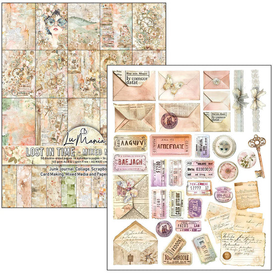 Ciao Bella Mixed Media Book Lost in Time A4 Maxi