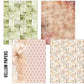Ciao Bella Craftmix Lost in Time Mixed A5 Paper Pack - 8 Sheets (Tissue & Vellum Variety)