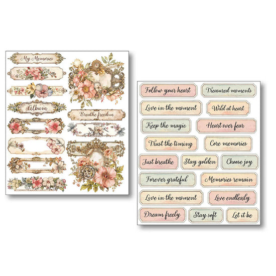 Ciao Bella Sticker Set 10/Pkg Lost in Time