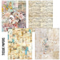 Ciao Bella Craftmix The Sound of Spring Mixed A5 Paper Pack - 8 Sheets (Tissue & Vellum Variety)